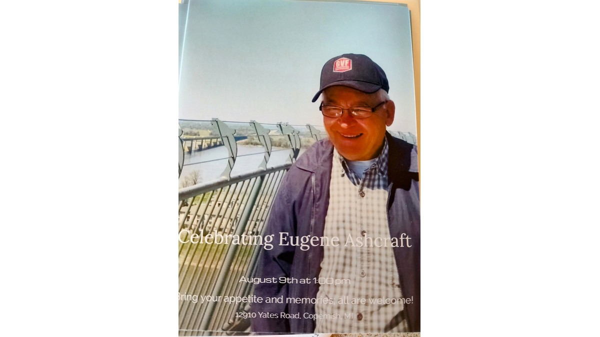 Eugene Ashcraft Obituary, Manistee, MI