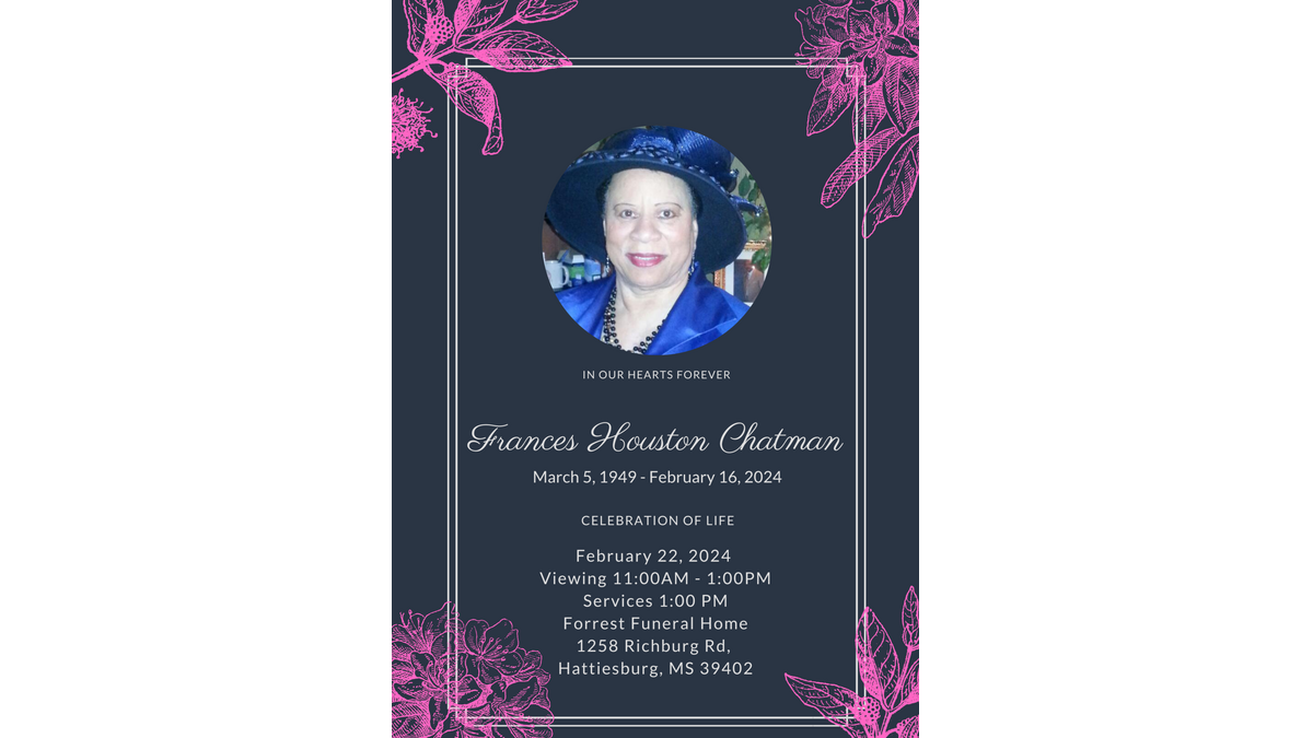 Frances Chatman Obituary from Forrest Funeral Home